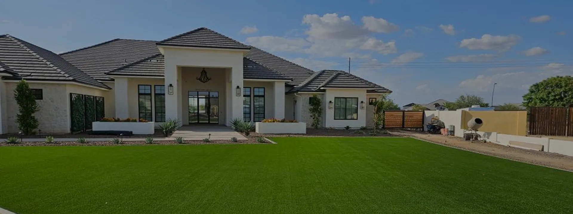 A recent turf installation in Mesa, AZ.